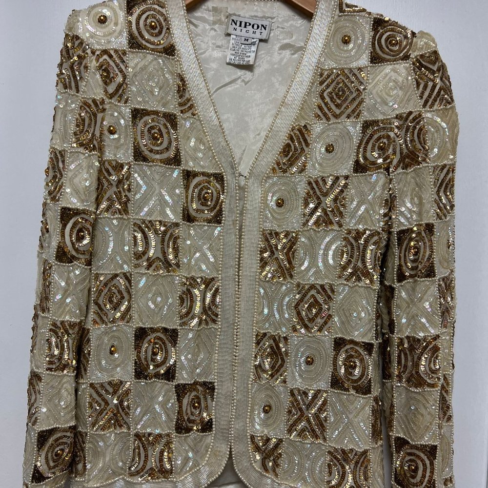 Vintage Ladies Nippon Night Dress Coat Size: M